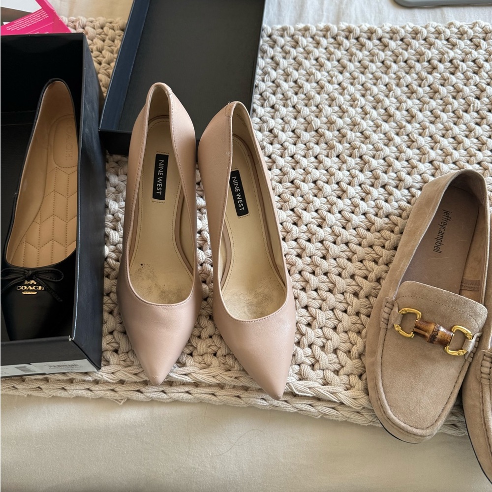 Nine West Women's Nude Heels